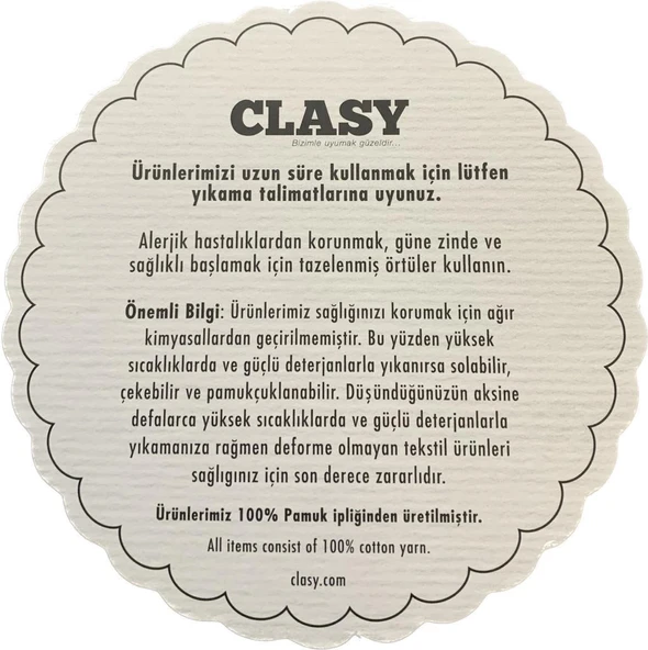 Clasy Ranforce 2 Adet Yastık Kılıfı Ekoseli Desenli Pembe - Resim 3