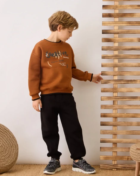 Erkek Çocuk Şardonlu Eşofman Takımı MAC-3950-039 ürün görseli