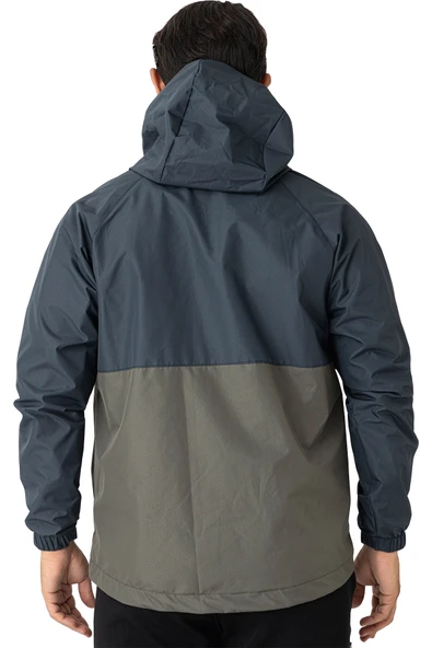Crozwise Haki Erkek Su Geçirmez Yağmurluk / Rüzgarlık - 5038-04 - Resim 5