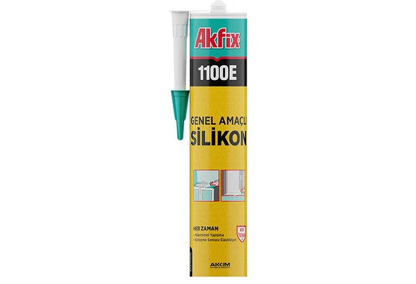 Akfix 1100E Silikon 280 Gr Siyah - Resim 2