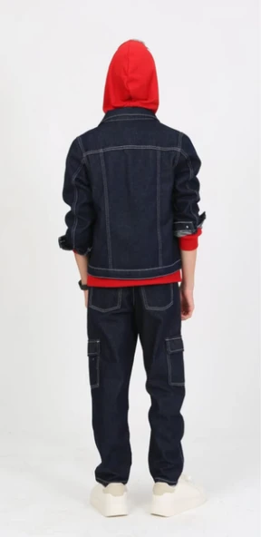 Erkek Çocuk Kot Takım MRN-3501-TKM - Resim 4