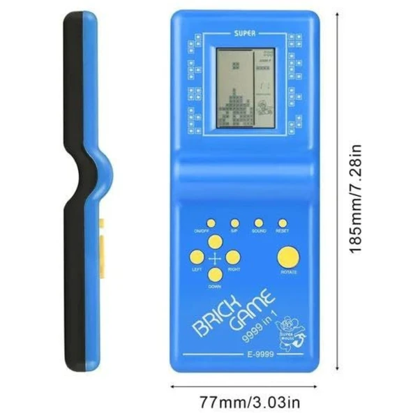 Taşınabilir Oyun Konsolu Retro Tasarım Gamepadli Mini Video Oyun Cihazı Nostaljik Eğlence Konsolu - Resim 4