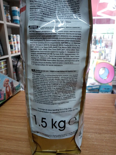 ROYAL CANİN YETİŞKİN VE YAŞLI MALTLESE IRKI KÖPEK KURU MAMA KÜMES HAYVANLI 1.5 KG - 3