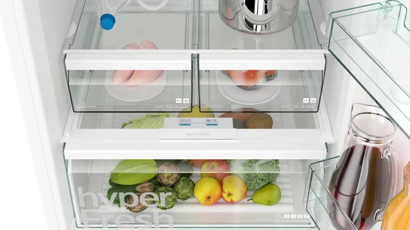 Siemens KG55NVWE0N iQ300 Alttan Donduruculu Buzdolabı - 2