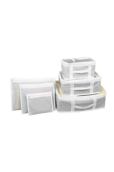 Anne Bebek Hastane Çantası Düzenleyici Organizer 6 Parça - 2