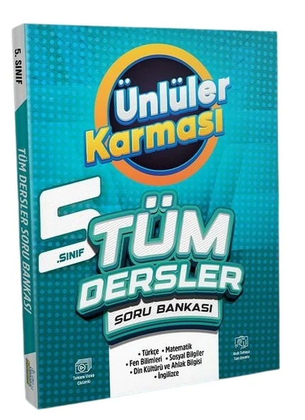 5.Sınıf Ünlüler Karması Maarif Model Tüm Dersler Soru Bankası + Matematik Soru Bankası Hediyeli - Resim 3