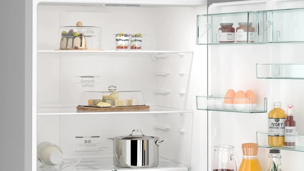 Siemens KG76NVIE0N iQ300 Alttan Donduruculu Buzdolabı 186 x 75 cm Kolay temizlenebilir Inox - 4