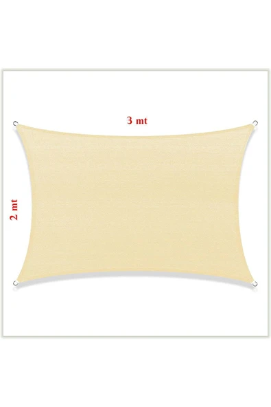 Yıldızhome Sizenelazım Waterproof Gölgelik Oxford Kumaş 300 D M² 200 Gram 3x2mt - Resim 2