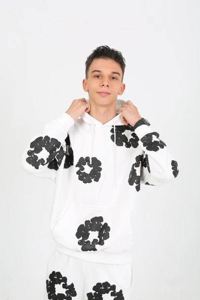 Çocuk Kapşonlu Eşofman Takımı MRN-2077 - Resim 9