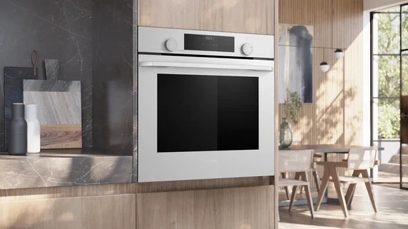 Siemens HU717ABV0T iQ300 Buhar Destekli Ankastre Fırın 60 x 60 cm Beyaz - 4