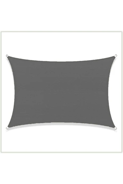 Yıldızhome Sizenelazım Waterproof Gölgelik Oxford Kumaş Antrasit Gri 300 D M² 200 Gram 3x4mt - Resim 2