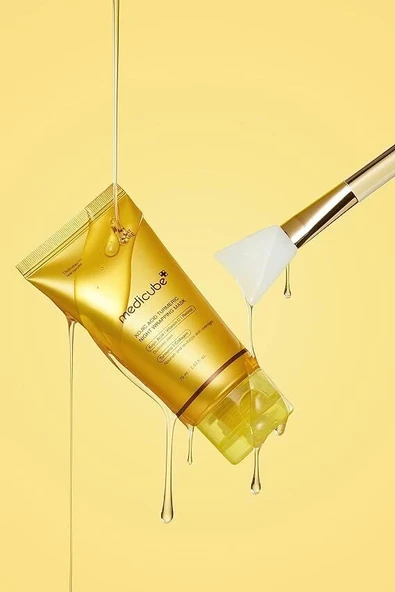 medicube - Kojic Acid Turmeric Night Wrapping Mask(Aydınlatıcı Gece Maskesi) - Resim 2
