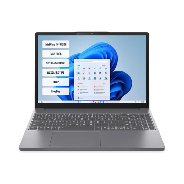 IP3 83K100Q0TR-07 i5-13420H 24GB DDR5 512GB+256GB SSD WUXGA 15.3" IPS FreeDos ürün görseli
