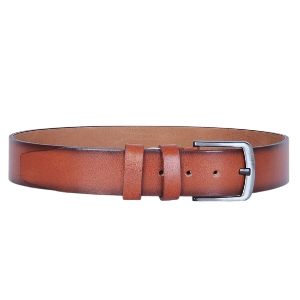 Ayakcenter Leat Taba %100 Deri Erkek Kot Kemer ürün görseli 1