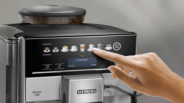 Siemens TE655203RW Tam Otomatik Kahve Makinesi EQ6 plus s500 Morning haze - 4