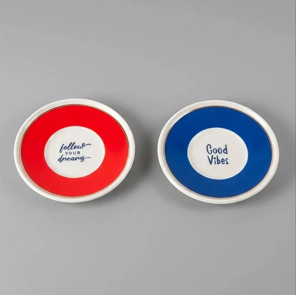 Güral Porselen Mental 4 Parça Çay Fincan Takımı 6705 - 6