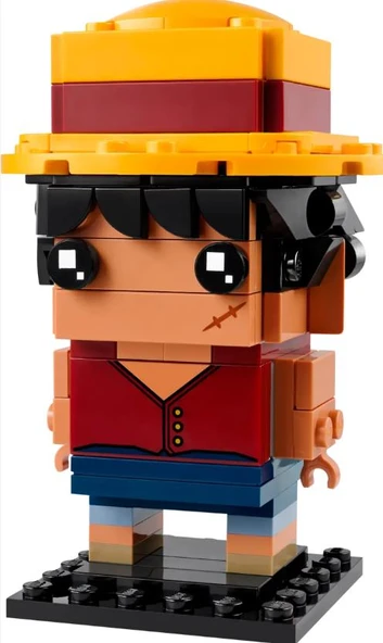 Lego Brickheadz One Piece Monkey D. Luffy Figure 40799 - Resim 2