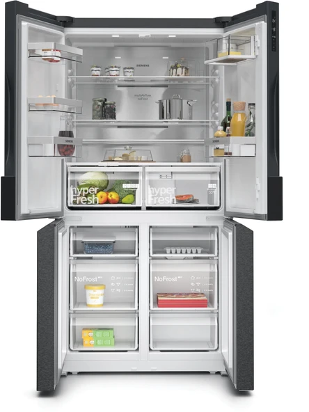 Siemens KF96NAXEA iQ500 multi door 183 x 90.5 cm Koyu Çelik - 2