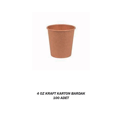 4 OZ KRAFT KARTON BARDAK 1.000 ADET