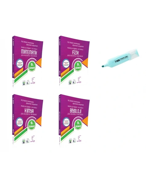 9.Sınıf Matematik Fizik Kimya Biyoloji MPS (Yeni Müfredat)