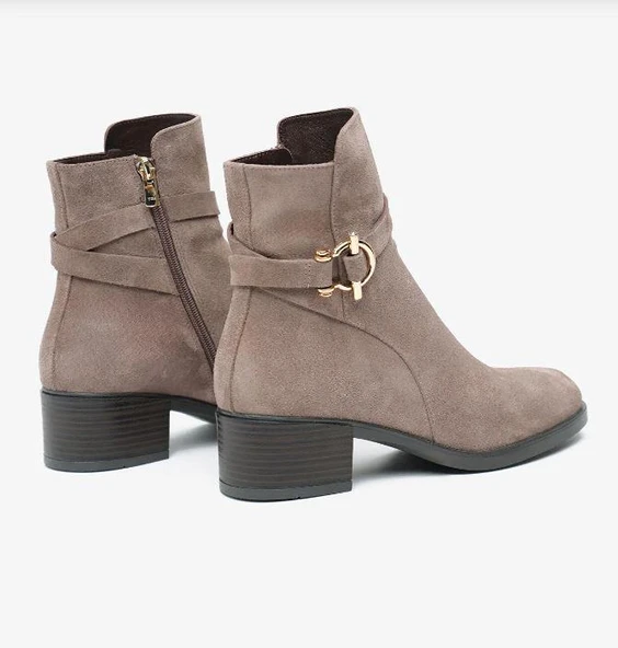 Greyder 59301 Kadın Hakiki Deri Tokalı Femuarlı Urban Bot - 9