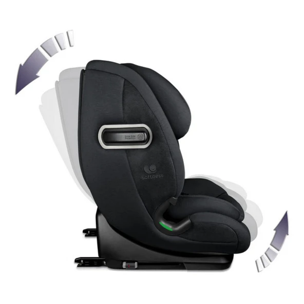 Renolux Olymp I-Size Softness Isofix 9-36 Kg Oto Koltuğu Siyah Siyah 15 Ay-12 Yaş - 5