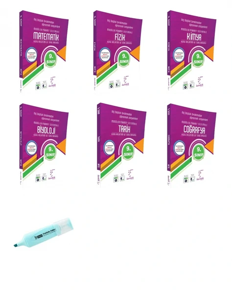 9.Sınıf Matematik Fizik Kimya Biyoloji Tarih Coğrafya MPS (Yeni Müfredat)