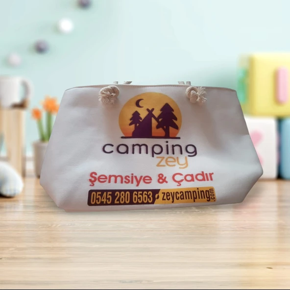 Zey Camping 200cm plaj balkon deniz semşiyesi +tasıma cantası + plaj çantası - 2