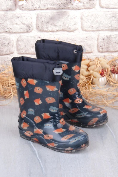 Fort 7061 Yogi Figürlü İçi Peluşlu Su Geçirmez Erkek Çocuk Kar Yağmur Çizmesi ürün görseli