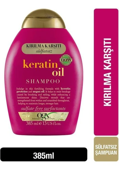 Ogx Keratin Oil 385 ml Sülfatsız Şampuan ürün görseli