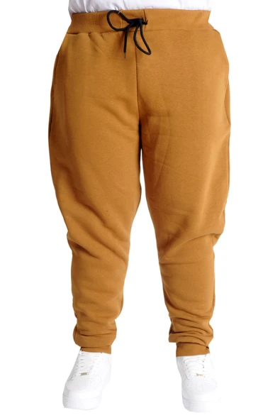 Mode XL Büyük Beden Erkek Eşofman Altı 3 İplik 20583 Camel ürün görseli 1