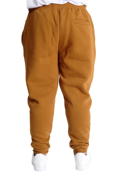 Mode XL Büyük Beden Erkek Eşofman Altı 3 İplik 20583 Camel - Resim 4