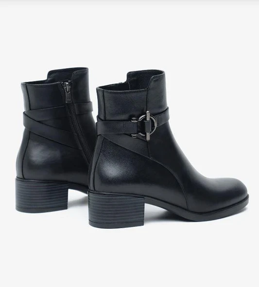 Greyder 59301 Kadın Hakiki Deri Tokalı Femuarlı Urban Bot - 4