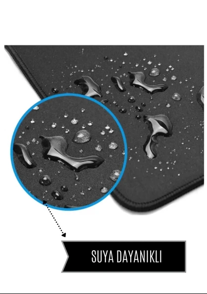 Game Oyuncu Dayanıklı Hassas Ergonomik Kaymaz Mouse Pad - Kenar Dikişli Mousepad Xl - 300x700x3mm - 4