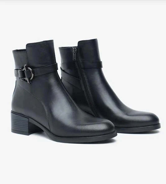 Greyder 59301 Kadın Hakiki Deri Tokalı Femuarlı Urban Bot - 3