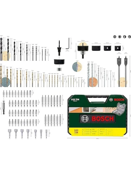 Einhell Tp-Cd 18/60 Li-I Bl Solo Akülü Vidalama + 2 x 2.5 Ah Akü ve 103 Parça Uç Seti (Çanta Dahil) - 5