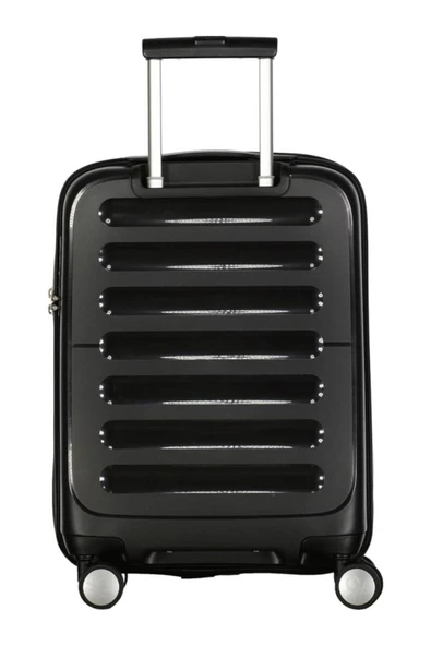 Benetton Polipropilen Kırılmaz 3'lü Valiz Seti Siyah BNT1000 - Resim 4