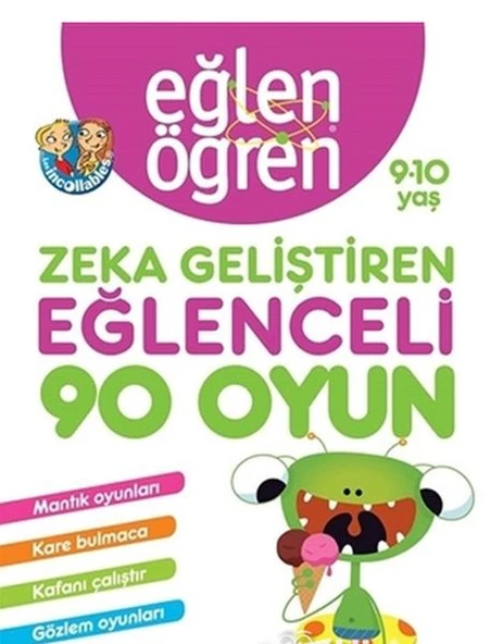 Eğlen Öğren 9-10 Yaş - Zeka Geliştiren Eğlenceli 90 Oyun ürün görseli 1