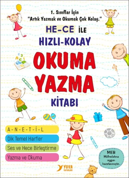 Hece ile Hızlı Kolay Okuma Yazma Kitabı ürün görseli 1