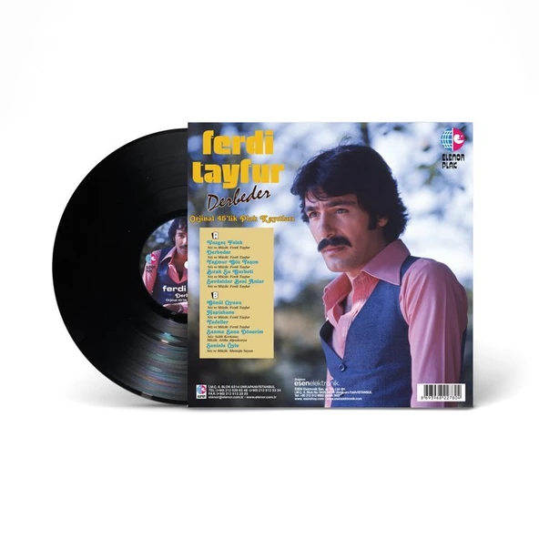 Ferdi Tayfur Derbeder Orijinal 45'lik Plak Kayıtları - Plak - 4