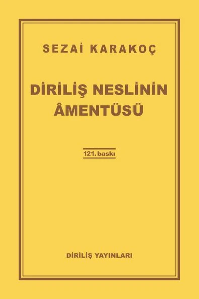 Diriliş Neslinin Amentüsü ürün görseli 1