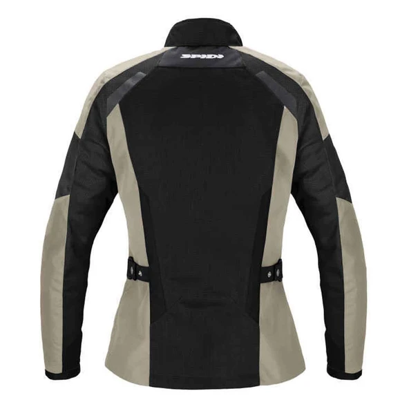 Spıdı Tek Net Lady Yazlık File Kadın Siyah Gri Motosiklet Montu - Resim 2