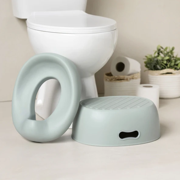 Nattou Potty Care 3 in 1 Lazımlık Oturak ve Tuvalet Adaptörü Yeşil - 5