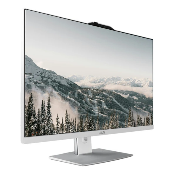 Msı Modern AM272P Intel Core I7 1255U 8gb 256GB SSD 27" Fhd Windows 11 Home All In One Bilgisayar & Per4 USB Bellek 12M1209TRP351 - Resim 2