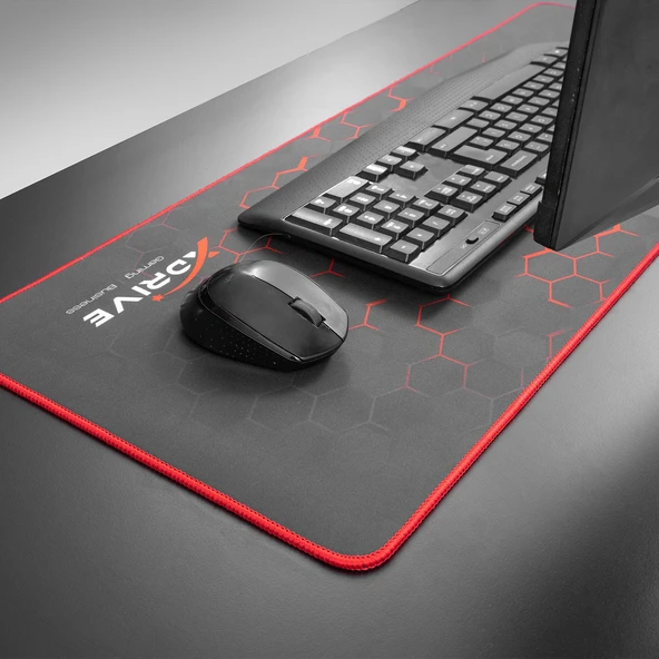 xDrive Rüzgar Oyuncu Masası Siyah (100x60) - Resim 5