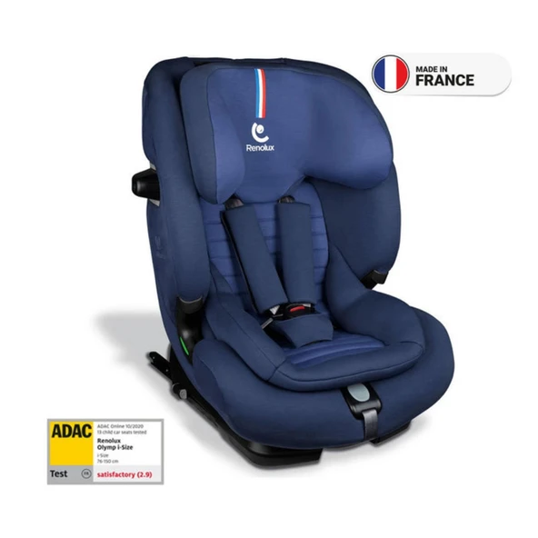 Renolux Olymp I-Size Softness Isofix 9-36 Kg Oto Koltuğu Lacivert  Lacivert 15 Ay-12 Yaş - 2