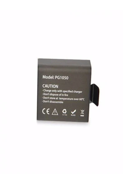 Aksiyon Kamera Yedek Batarya - Eken Sjcam ve Benzer Modeller İçin  Yedek Batarya 1050 Mah 3.885wh Pil - 4