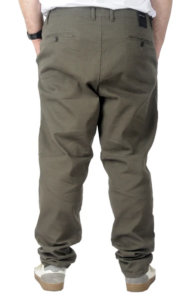 Mode XL Büyük Beden Erkek Gabardin Pantolon Doğa 22850 Haki - 3