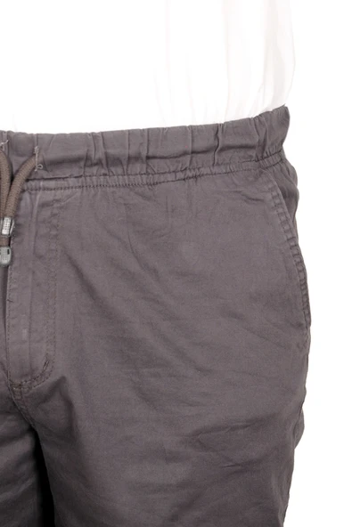 Mode XL Büyük Beden Keten Kargo Jogger Valencia 21911 Antrasit - 3