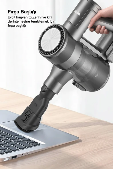 Sinbo Svc-8632 Elektrikli Süpürge-Gri - Resim 5